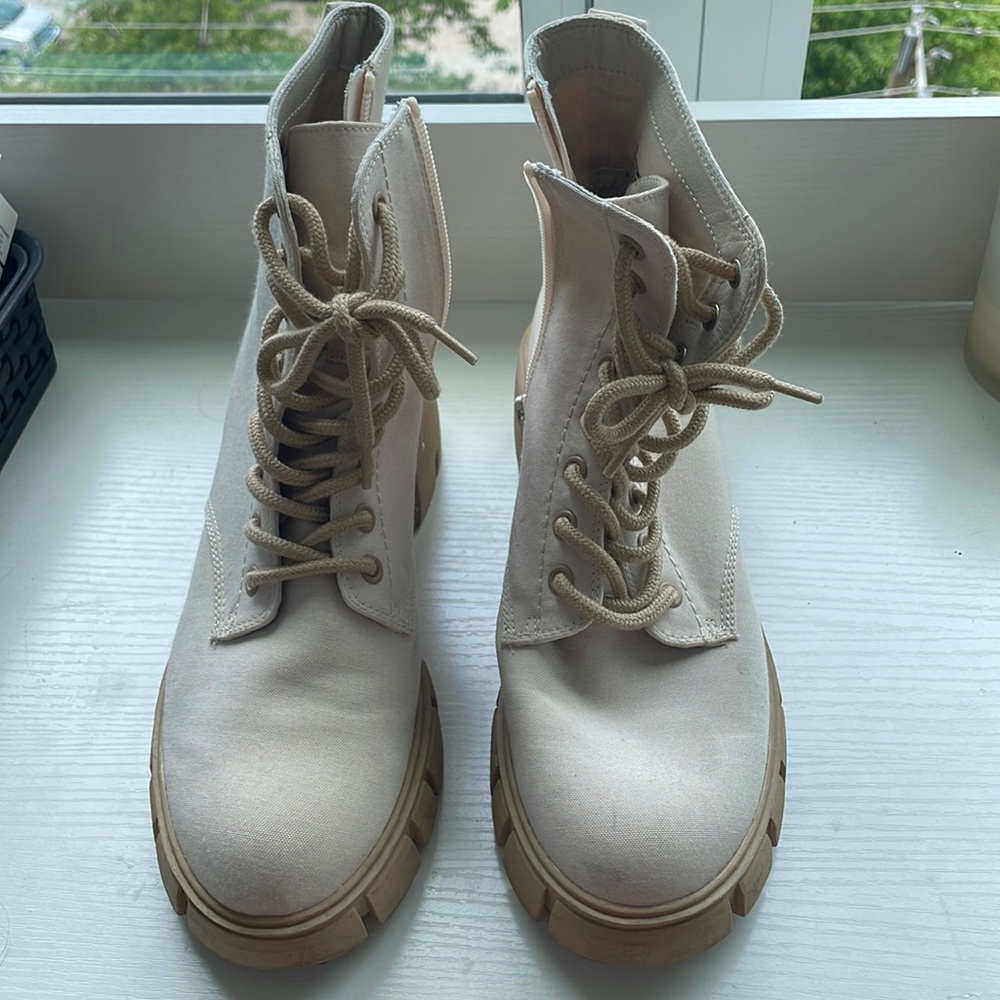 Combat Boot Zip Up